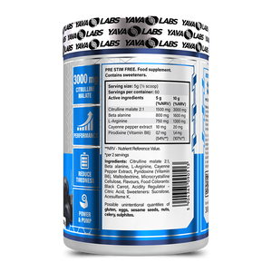 Non Stim (Zonder cafeïne) Pre-Workout (3 smaken)