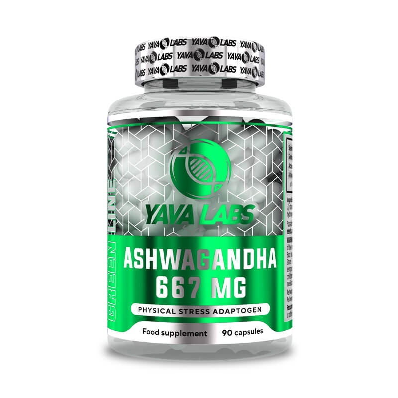 Ashwagandha 667MG / 90 capsules | Verhoogt de weestand van het lichaam tegen stress