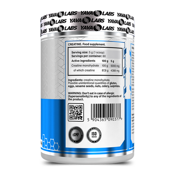 Creatine monohydraat - Helpt prestaties te verbeteren bij explosieve krachtsinspanningen