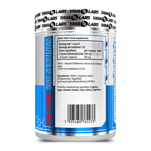 AAKG 1000 MG capsules | Stimuleert spiergroei/(vetvrije)spiermassa bij explosieve krachtsinspanningen