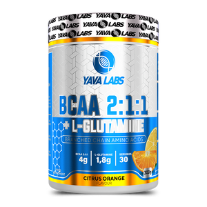Bcaa 2:1:1 + L-Glutamine 300 gram | Helpt tegen verzuring tijdens een intense training