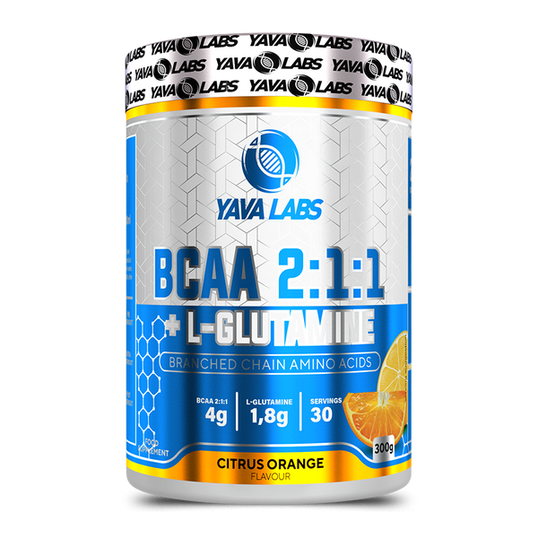 Bcaa 2:1:1 + L-Glutamine 300 gram | Helpt tegen verzuring tijdens een intense training