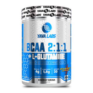 Bcaa 2:1:1 + L-Glutamine 300 gram | Helpt tegen verzuring tijdens een intense training