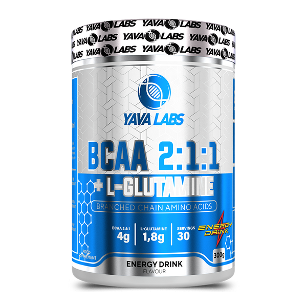 Bcaa 2:1:1 + L-Glutamine 300 gram | Helpt tegen verzuring tijdens een intense training