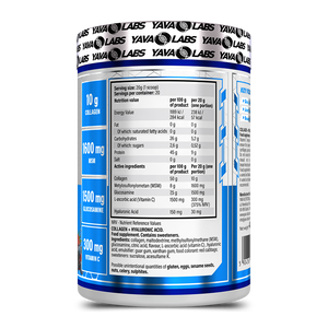 Collageen + Hyaluronic Acid 400 gram | Collageen ondersteunt huid, haar, nagel en gezondheid (6 smaken)