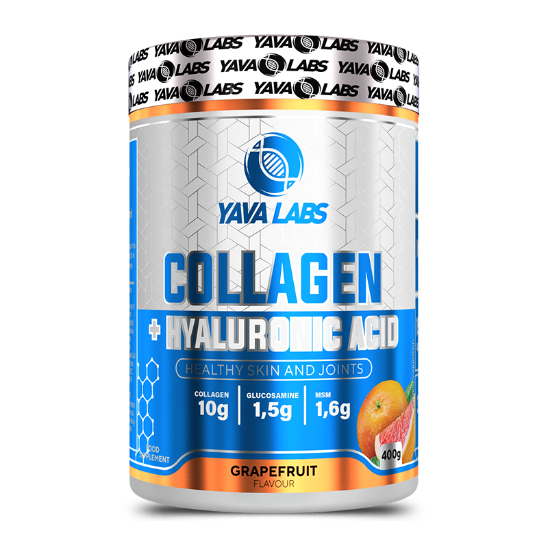 Collageen + Hyaluronic Acid 400 gram | Collageen ondersteunt huid, haar, nagel en gezondheid (6 smaken)