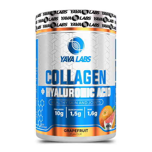 Collageen + Hyaluronic Acid 400 gram | Collageen ondersteunt huid, haar, nagel en gezondheid (6 smaken)