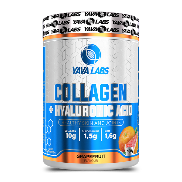 Collageen + Hyaluronic Acid 400 gram | Collageen ondersteunt huid, haar, nagel en gezondheid (6 smaken)