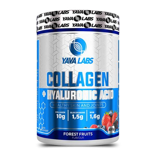 Collageen + Hyaluronic Acid 400 gram | Collageen ondersteunt huid, haar, nagel en gezondheid (6 smaken)