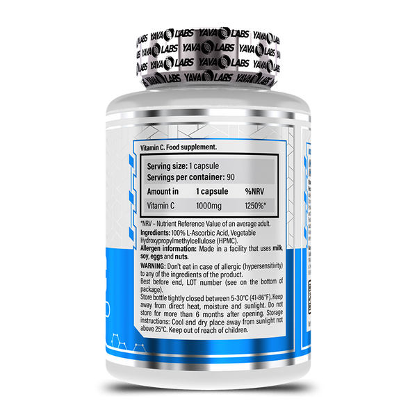 Vitamine C | Versterkt het immuunsysteem.