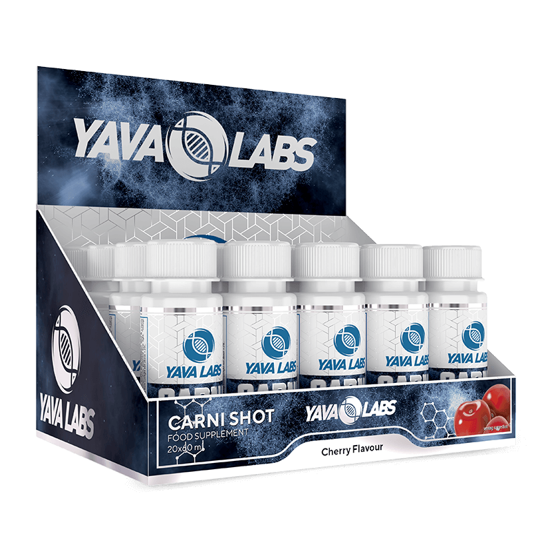 Carni Shot 20 Shots 40 Servings | Carnitine ondersteunt de vetverbranding. - Yava Labs