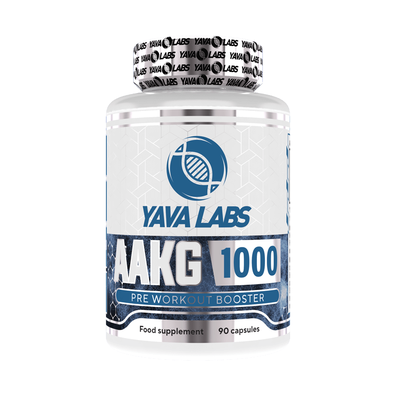 AAKG 1000 MG capsules | Stimuleert spiergroei/(vetvrije)spiermassa bij explosieve krachtsinspanningen - Yava Labs