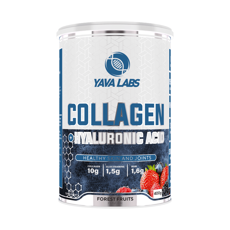 Collageen + Hyaluronic Acid 400 gram | Collageen ondersteunt huid, haar, nagel en gezondheid (6 smaken) - Yava Labs