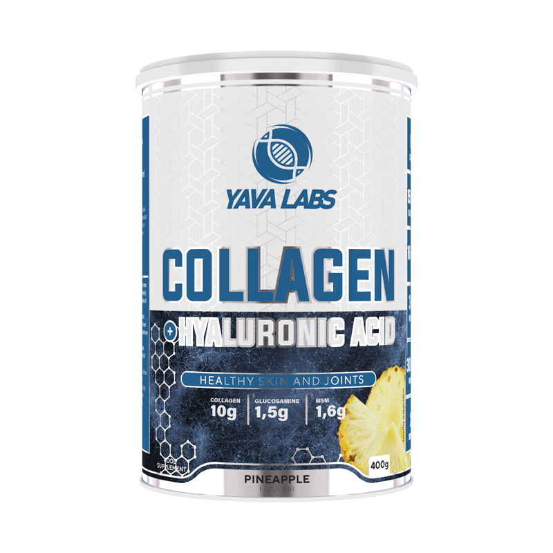 Collageen + Hyaluronic Acid 400 gram | Collageen ondersteunt huid, haar, nagel en gezondheid (6 smaken) - Yava Labs