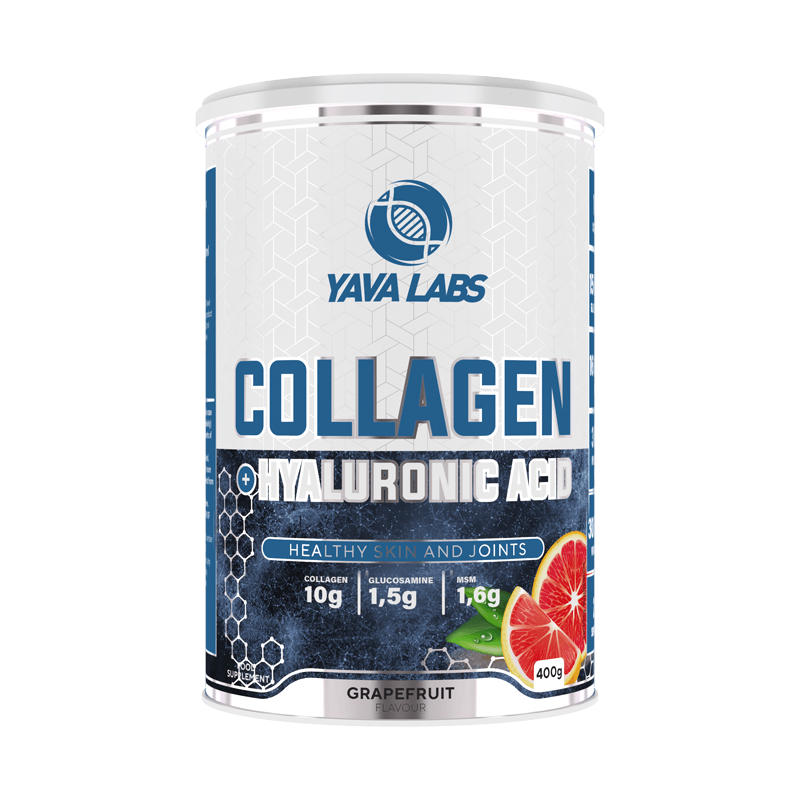 Collageen + Hyaluronic Acid 400 gram | Collageen ondersteunt huid, haar, nagel en gezondheid (6 smaken) - Yava Labs