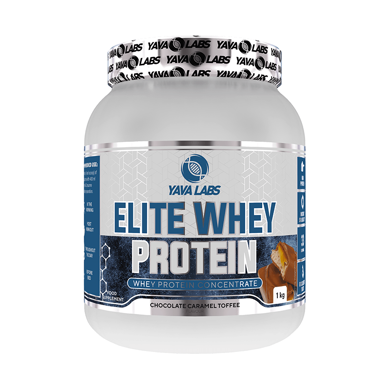 Elite Whey Protein 1 KG - Eiwitten dragen bij tot de groei van de spiermassa - Yava Labs
