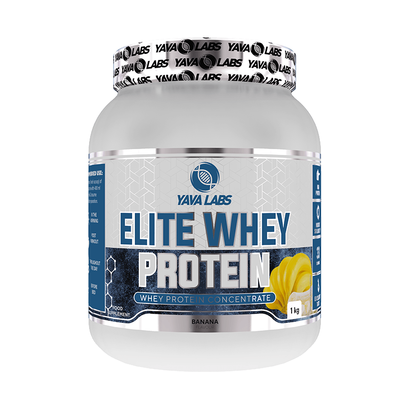 Elite Whey Protein 1 KG - Eiwitten dragen bij tot de groei van de spiermassa - Yava Labs