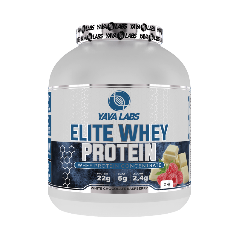 Elite Whey Protein 2 KG - Eiwitten dragen bij tot de groei van de spiermassa - Yava Labs