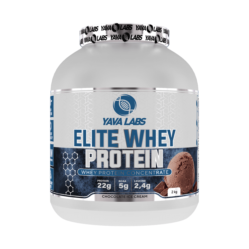 Elite Whey Protein 2 KG - Eiwitten dragen bij tot de groei van de spiermassa - Yava Labs