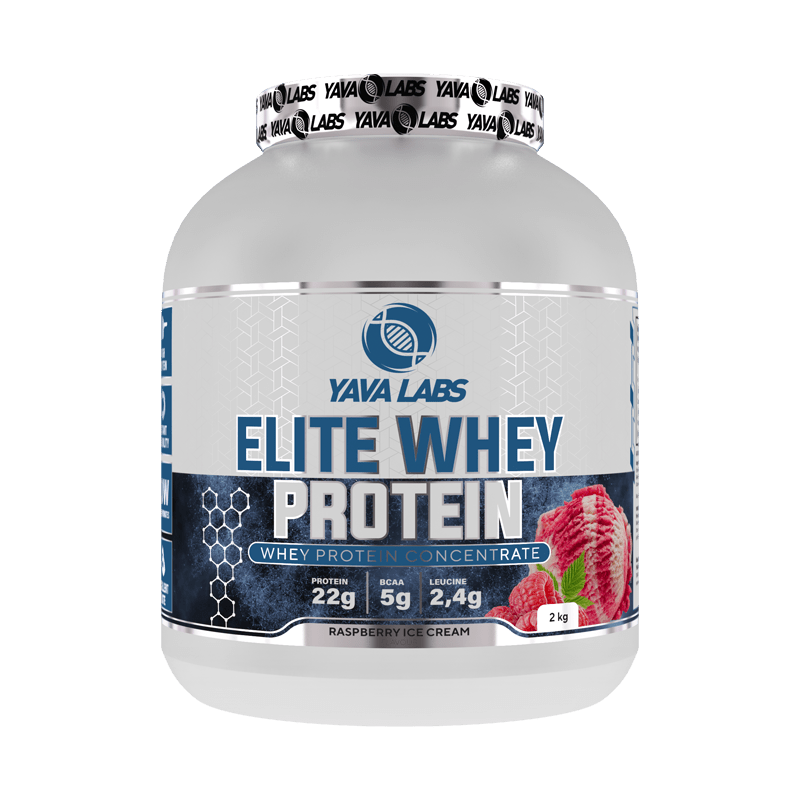 Elite Whey Protein 2 KG - Eiwitten dragen bij tot de groei van de spiermassa - Yava Labs