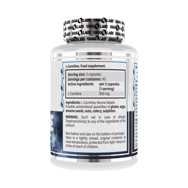 L-Carnitine | Ondersteunt vetverbranding - Yava Labs