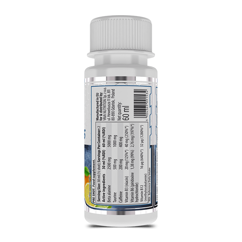 Pre Shot 20 Shots / 40 Servings - Yava Labs - Yava Labs