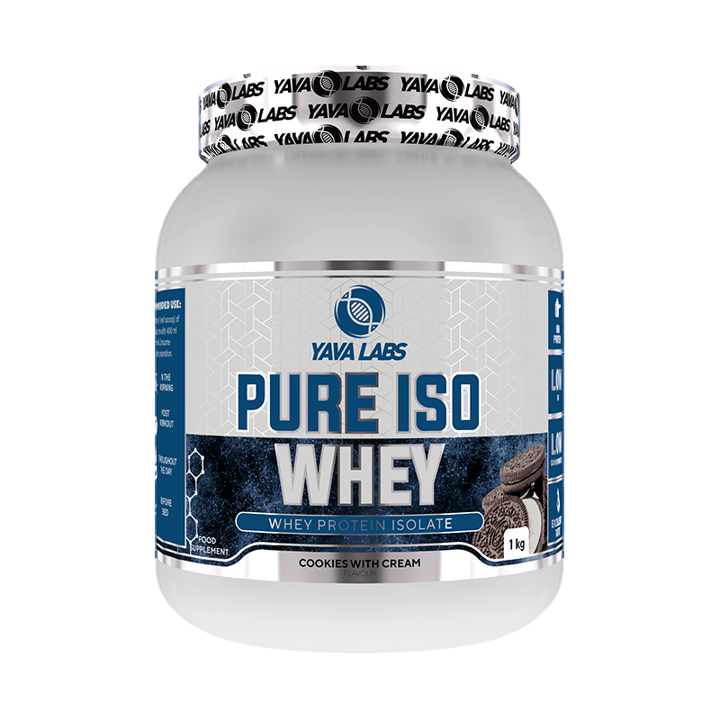 Pure Iso Whey 1 KG | Eiwitten dragen bij tot de groei van de spiermassa - Yava Labs