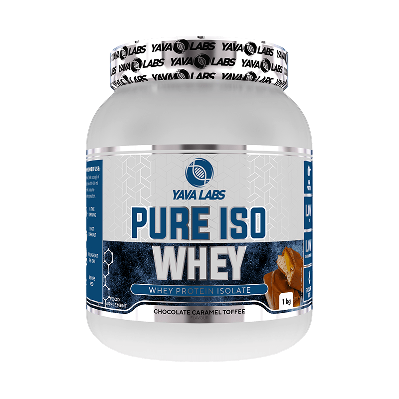 Pure Iso Whey 1 KG | Eiwitten dragen bij tot de groei van de spiermassa - Yava Labs