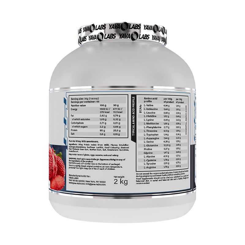 Pure Iso Whey 2 KG | Breon Ansley Signatures Series - Yava Labs