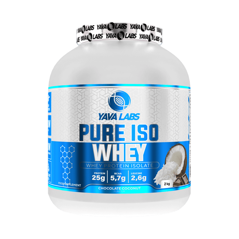 Pure Iso Whey 2 KG | Eiwitten dragen bij tot de groei van de spiermassa (13 smaken) - Yava Labs