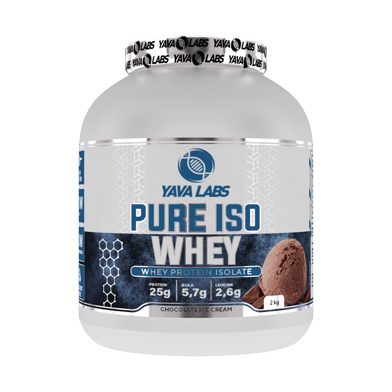 Pure Iso Whey 2 KG | Eiwitten dragen bij tot de groei van de spiermassa (13 smaken) - Yava Labs